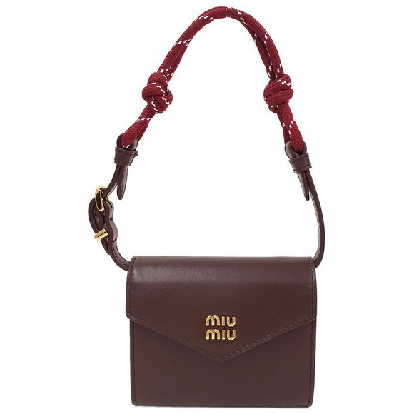 Miu Miu Handbags - Miu Miu Leather Shoulder Wallet